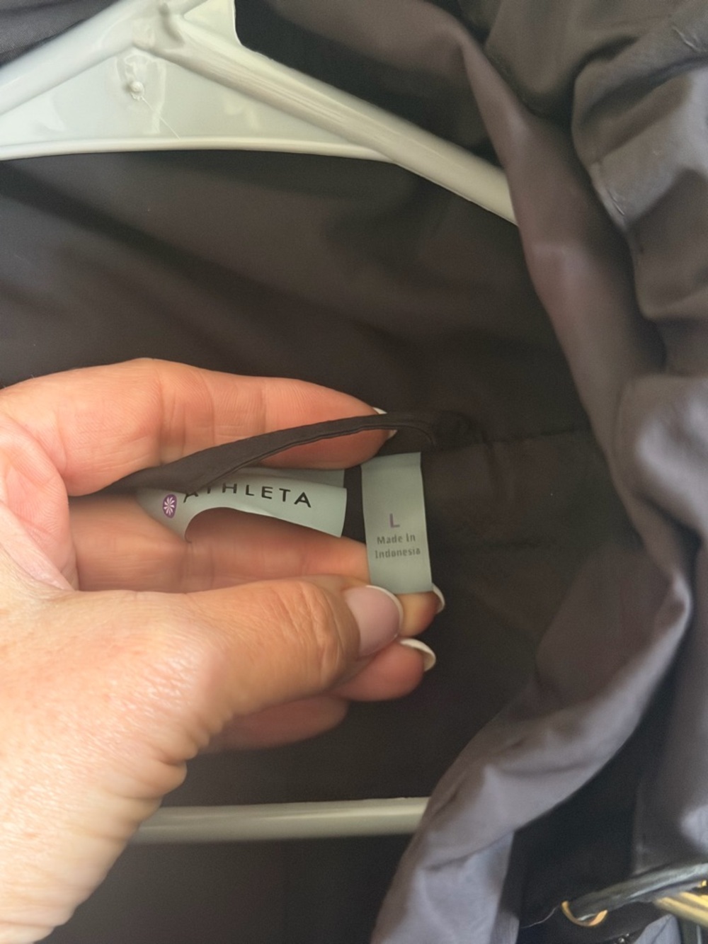 Athleta Black Misty jacket  with Gold Zippers - Picture 4 of 8